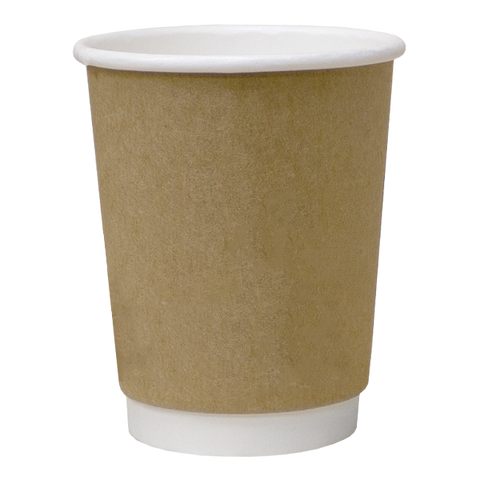 Automatic Retailing Double Wall Paper Cups Kraft Double Wall