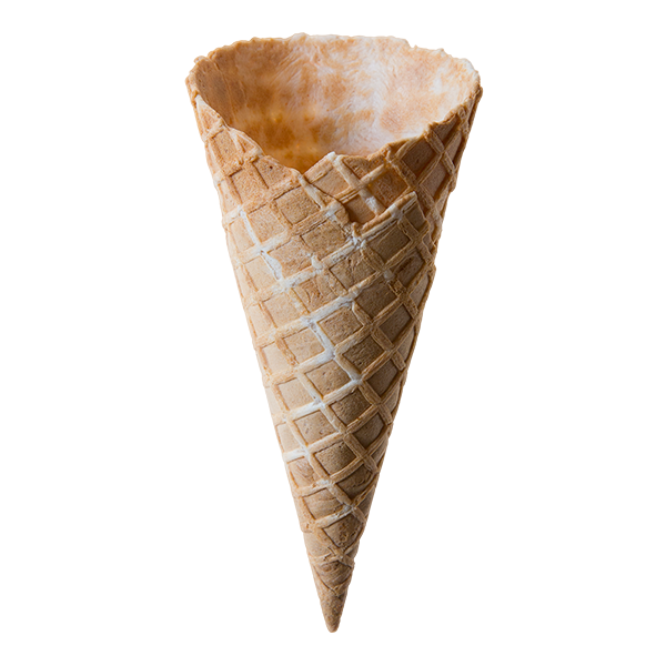 Greco Brothers Ice Cream Cones Diameter 70mm x Height 155mm / 90 Cones Medium Waffle Cones