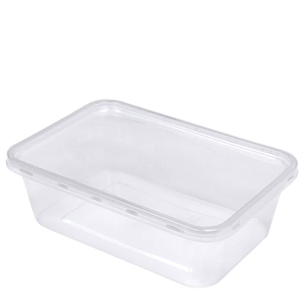 H Pack Microwavable Container 750ml / 250 Containers Microwavable Rectangular Container