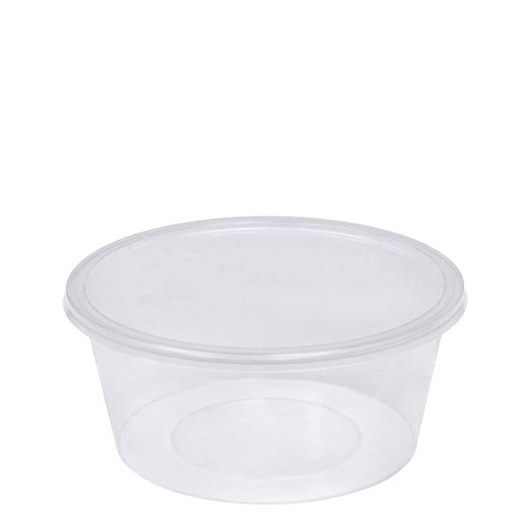 Clear Microwavable Round Container – Paper Cups Direct