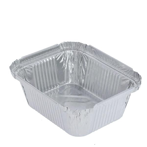 H Pack Aluminium Foil Container 147 x 122 x 40mm / No Lids / 1000 Containers No. 2 Aluminium Foil Container