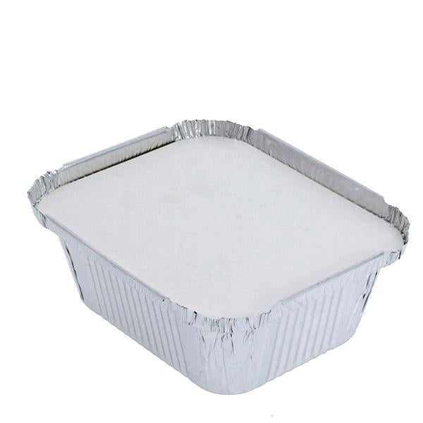 H Pack Aluminium Foil Container 147 x 122 x 40mm / With Lids / 1000 Containers No. 2 Aluminium Foil Container