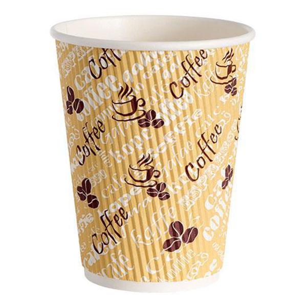 Paper Cups Direct Ripple Wall Paper Cups Red Bean Ripple Wall