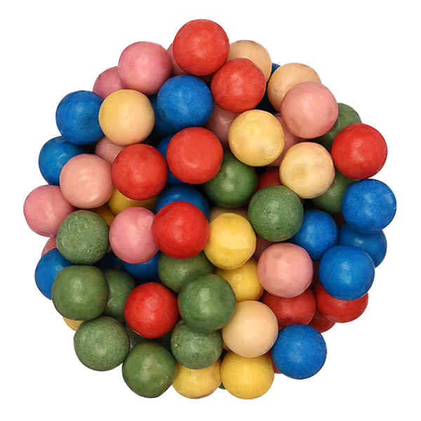 Thortons Lollies Ice Cream Toppings 1 x 2.5kg Bag Screwball Bubblegum Balls