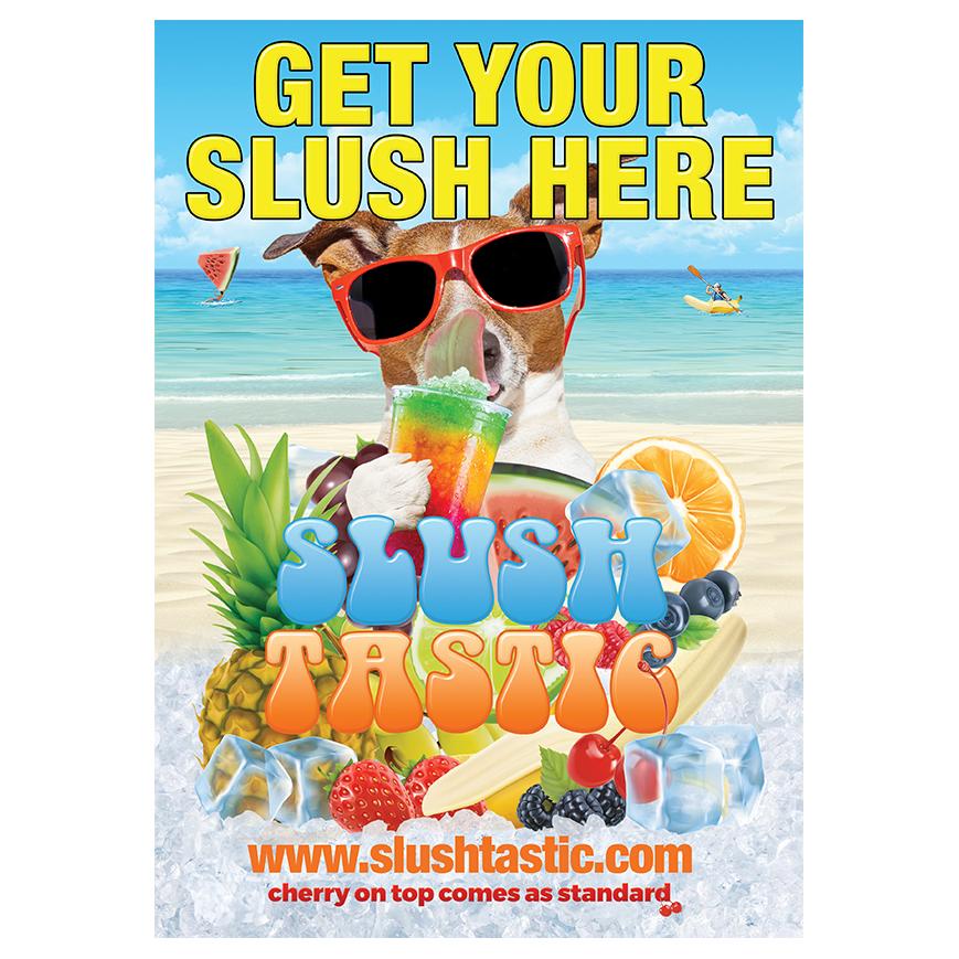 Slushtastic Slush Point Of Sale Get Your Slush Here Posters