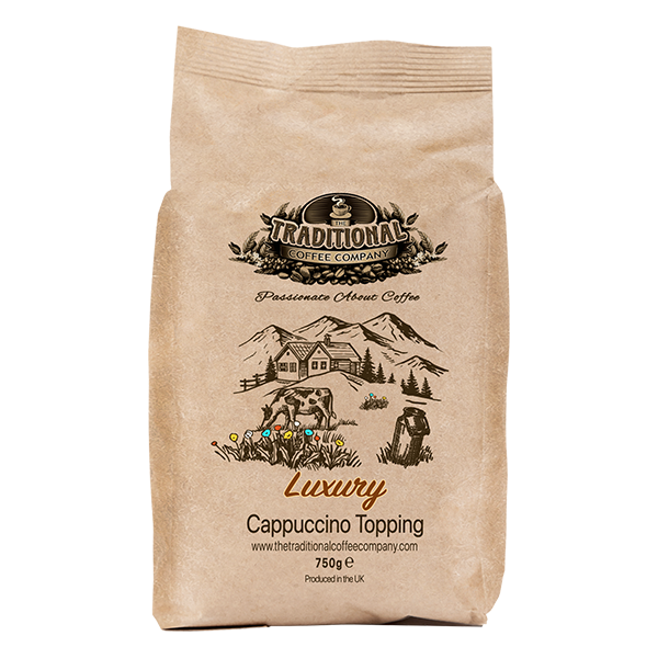The Traditional Coffee Company Instant Vending Topping Luxury Cappuccino Topping