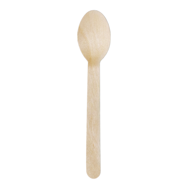 Dispo Biodegradable Cutlery Spoons / 1000 Dessert Spoons Biodegradable Wooden Cutlery