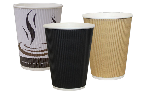 Ripple Wall Disposable Coffee Cups