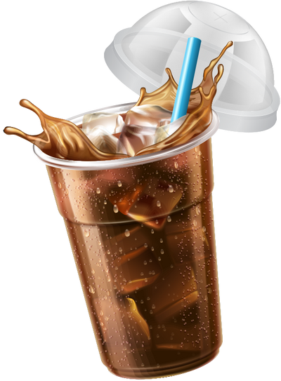 disposable coffee cup with black coffee splashing out the top